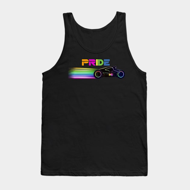 Tron Pride Cycle Tank Top by DistractedGeek